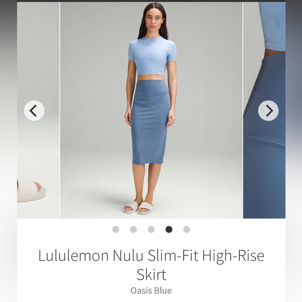 NWT lululemon nulu skirt